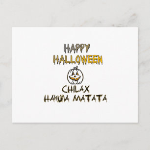Chill och slappna av i insamlingen i Happy hallowe Vykort