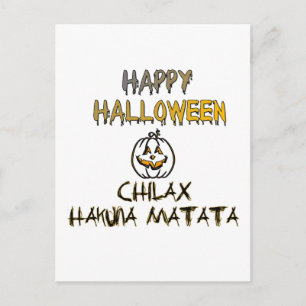 Chill och slappna av i insamlingen i Happy hallowe Vykort