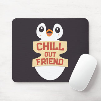 Chill out, friend: Cute Penguin Holding a Sign Musmatta