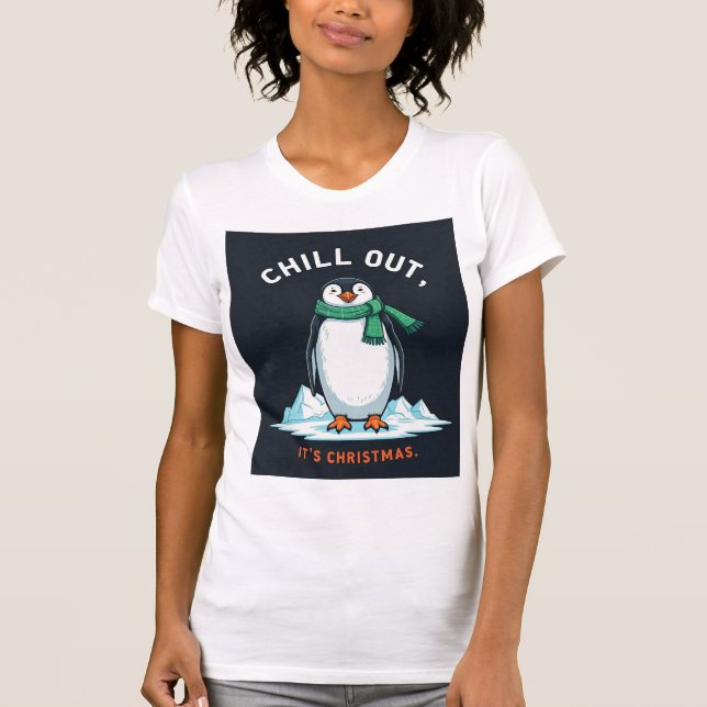 "Chill out Penguin Women's T-Shirt - Roligt (Framsida)