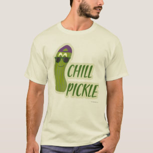 Chill Pickle Funny Veggie Tecknad Pal T Shirt