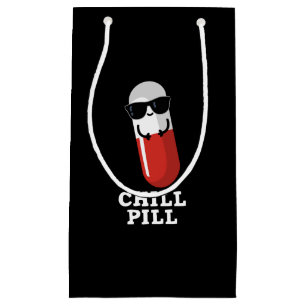 Chill Pill Funny Medicine Pun Mörk BG