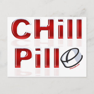 Chill Pill Funny PMS Vykort