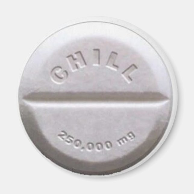 Chill Pill Magnet (Framsidan)
