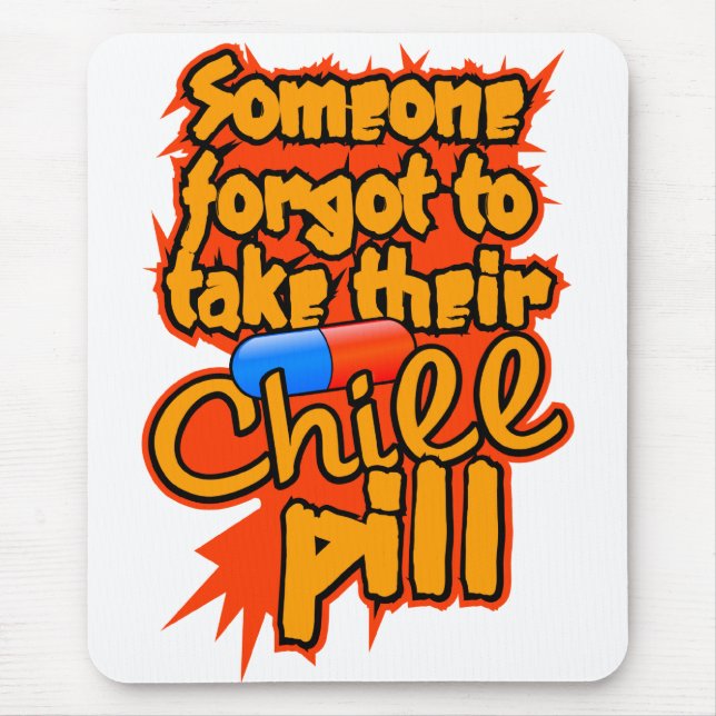 Chill Pill mousepad Musmatta (Framsidan)