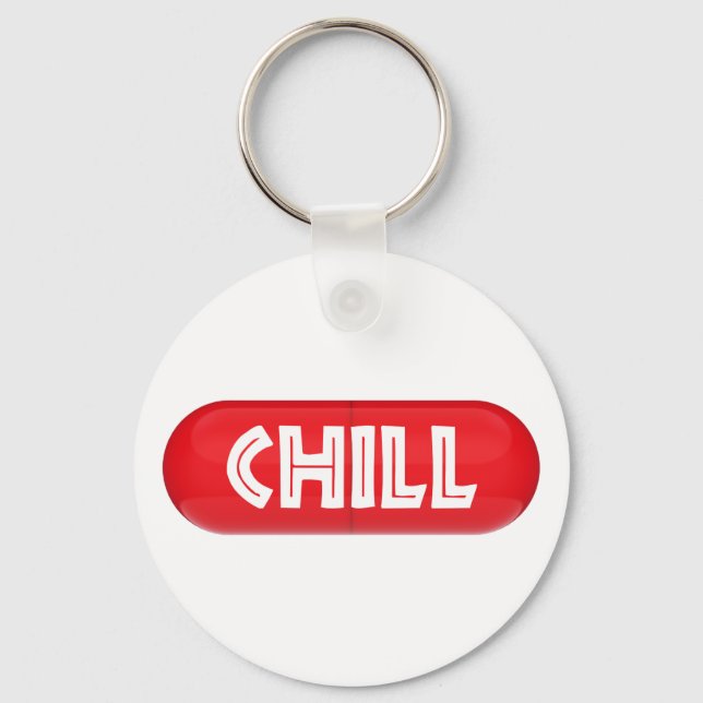 Chill Pill Nyckelring (Framsida)
