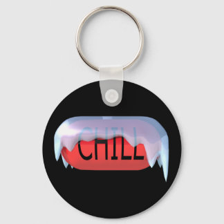Chill Pill Red Keychain Nyckelring