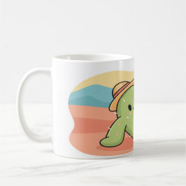 Chill Relaxing Cactus with Hat Mug - Summer Desert Kaffemugg