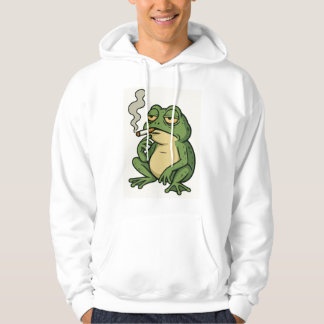 Chill Rökande Groda Hoodie