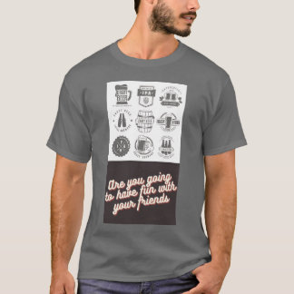 Chill Rum med din kompisretro T Shirt