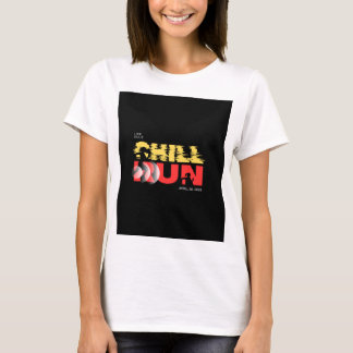 Chill Run Grafisk T-Shirt - Levande Urban Gatumode