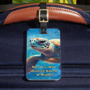 Chill Sea Turtle, inte alla som väntar är i snabb Bagagebricka