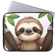 Chill Sloth Laptop sleeve - Cute Anti-Hustle Tech