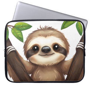 Chill Sloth Laptop sleeve - Cute Anti-Hustle Tech