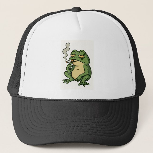 Chill Smoking Frog  Keps (Framsida)