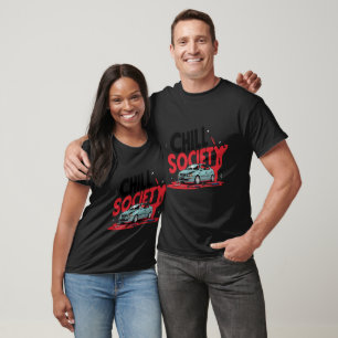 Chill Society Funny Car Repair Broken Fordon Typo T Shirt