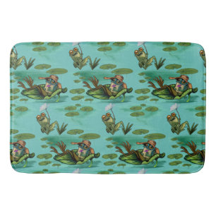 Chill Summer Frogs Badrumsmatta
