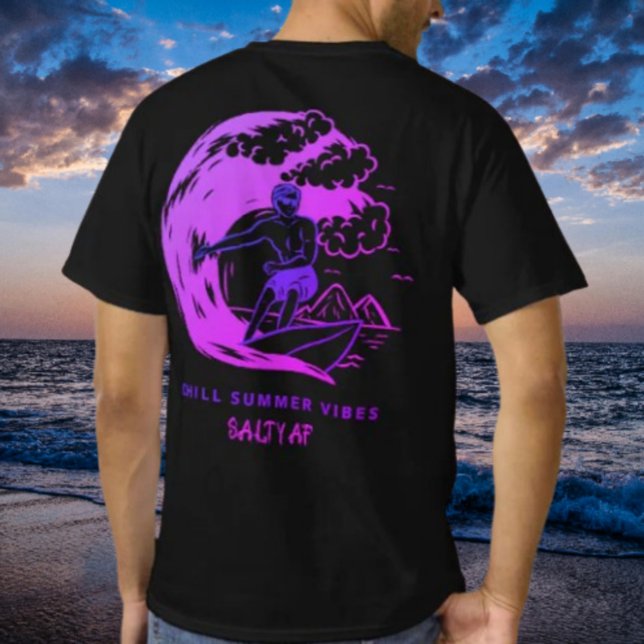 Chill Summer Vibes Lila av Salty AF T Shirt (Skapare uppladdad)