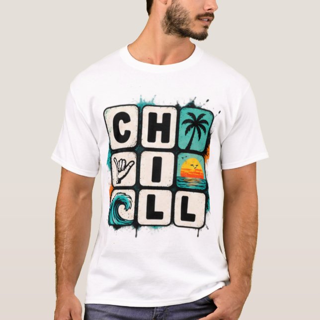 chill t shirt (Framsida)