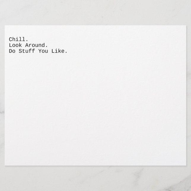 Chill. Titta runt. (Framsida)