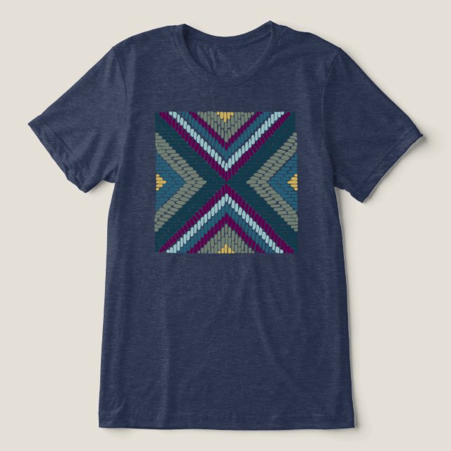Chill Toned Mosaic T Shirt (Design Framsida)