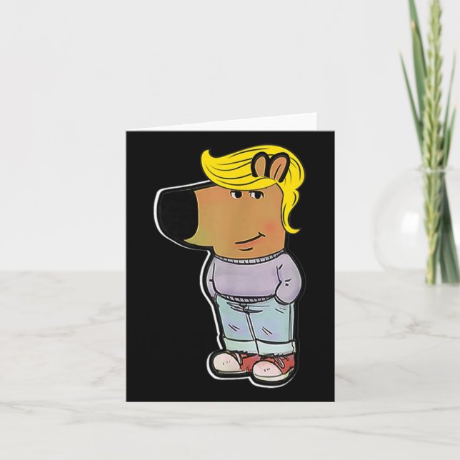 Chill Trump Meme Rolig Chill Killar Meme  Kort (Framsida)