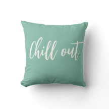 Chill ut Dekorativ kudde Mint Grönt White