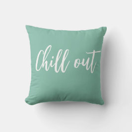 Chill ut Dekorativ kudde Mint Grönt White