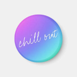 Chill ut regnbåge Magnet