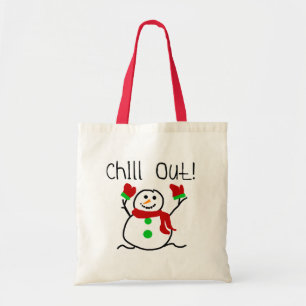 Chill ut Snögubbe Tygkasse