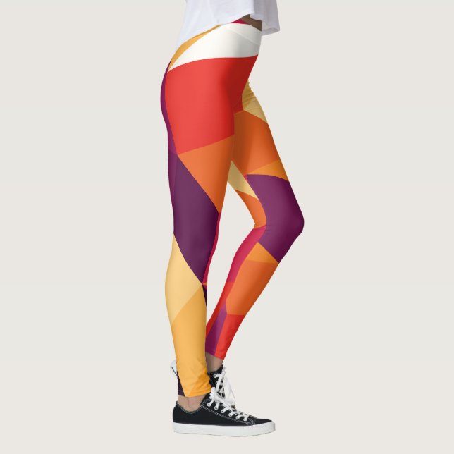 Chill Vibe Mönster Leggings (Höger)