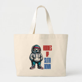 Chill Vibes Hoodie Sloth Streetwear Jumbo Tygkasse