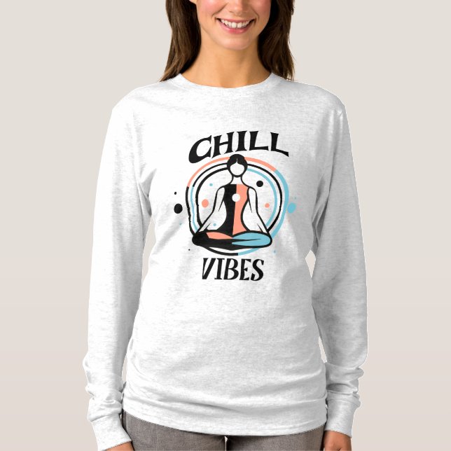 Chill Vibes | Medling T Shirt (Framsida)