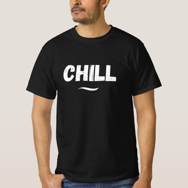 Chill Vibes Only basic t-shirt  (Framsida)