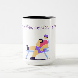 Chill Vibes Only Coffee Mug - Funny Relaxing Chara Mugg