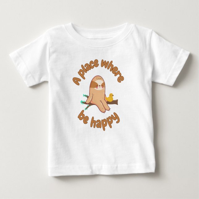 Chill Vibes: Sloth Life Goals! T Shirt (Framsida)