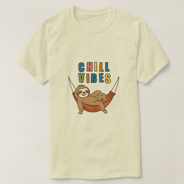 Chill Vibes T Shirt (Design framsida)