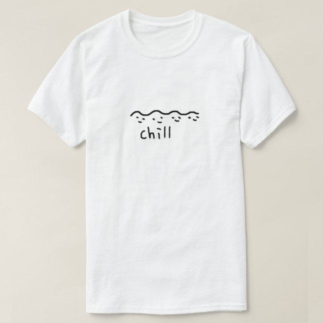 chill wave t shirt (Design framsida)