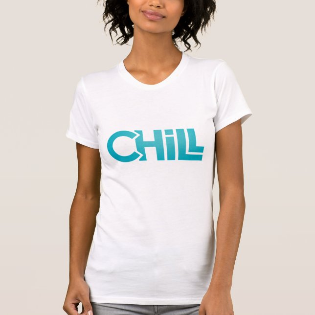 Chill Zen Minimalistisk Grafik T-Shirt | Meditatio (Framsida)