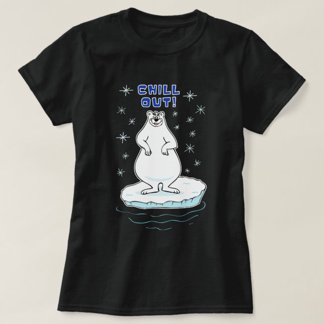 Chilla Ut! Isbjörn Tee (Design framsida)