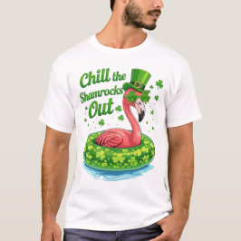 Chilla Ut På Shamrockarna Rolig St. Patrick's Day T Shirt