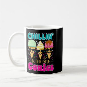 Chillar med mina kaniner Retro Glass Sommar Kaffemugg