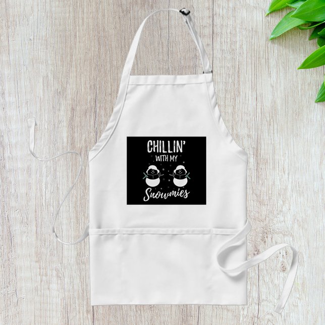 Chillar med mina snökompisar förkläde (Skapare uppladdad)