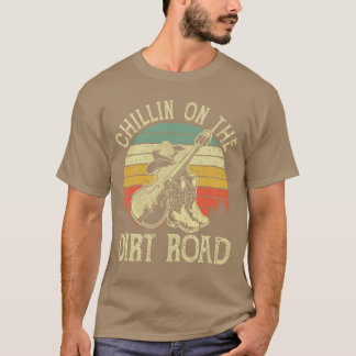 Chillar på landsvägen västerländsk livsstil rodeo t shirt