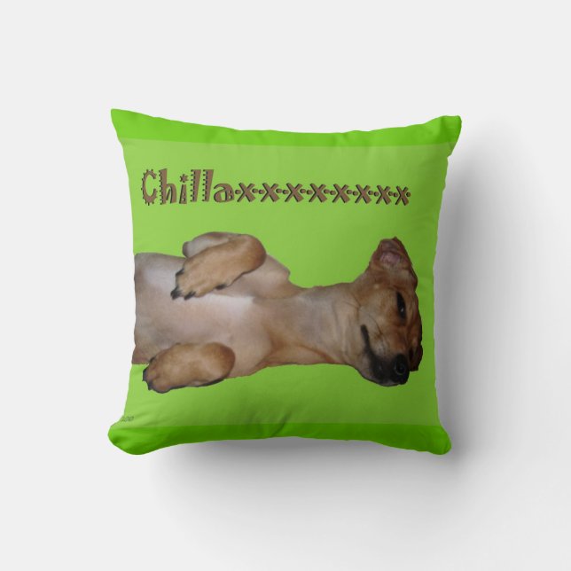 Chillaxin Chiweenie Lumbardekorativ kudde (Framsida)