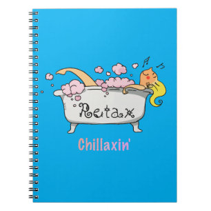 Chillaxin' Notes – Avslappningstema Anteckningsbok