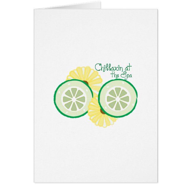 Chillaxin på Span Hälsningskort (Framsidan)