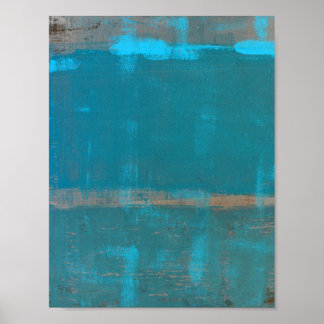 "Chilled" Abstrakt Art Poster