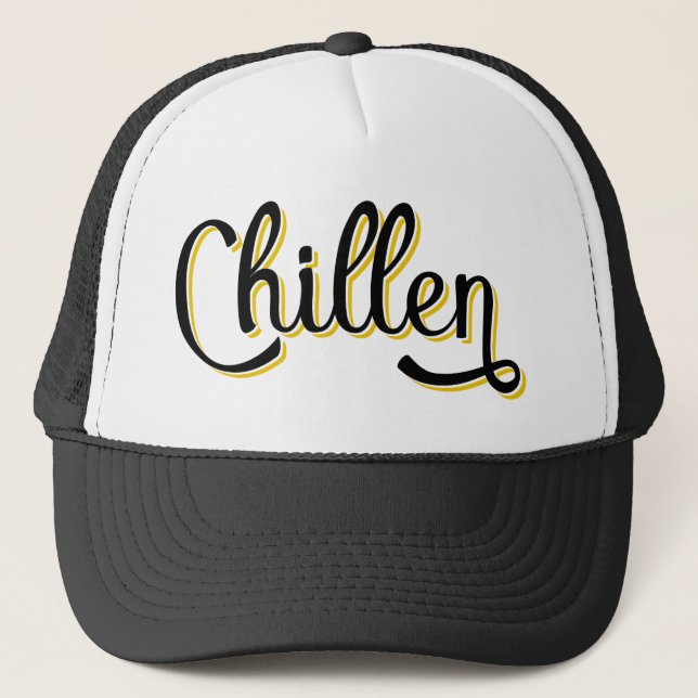 Chillen German Deutschland Slang Truckerkeps (Framsida)