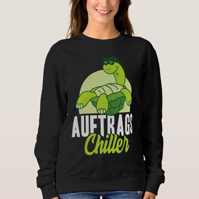 Chiller Slappna av Turtle Critter Coola T Shirt (Framsida)
